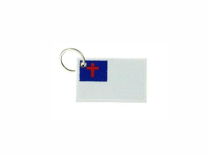 Cle Cles Key Brode Patch Ecusson Badge Flag Chretian Flag
