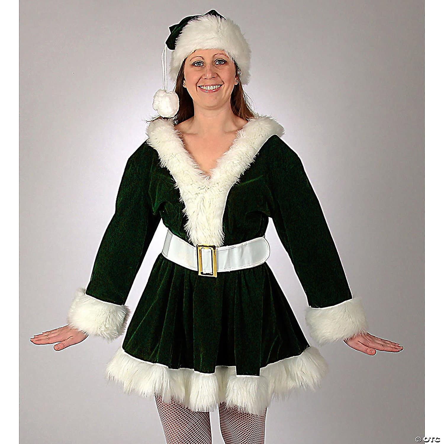 Groen Fluweel Parmantige Pixie - Large