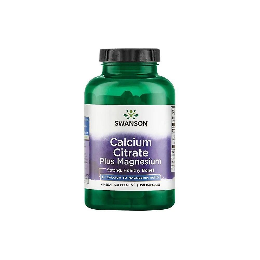 Dietary supplements Swanson Calcium Citrate Plus Magnesium 2:1 (150 capsules) 6903
