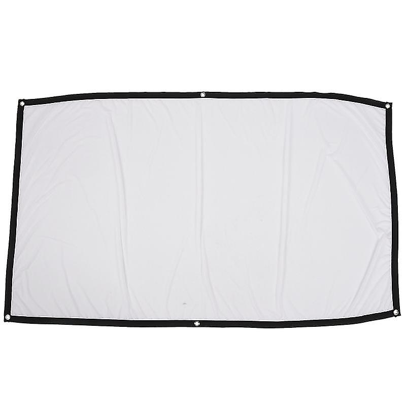 Portable Projector Screen Hd 16:9 72 Inch Diagonal Project Screen Foldable Home For