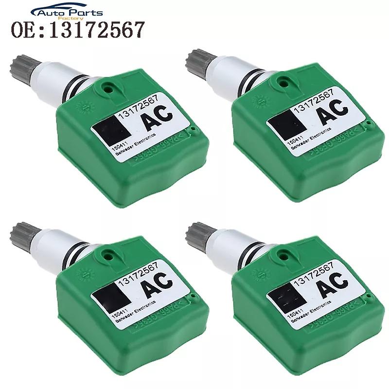 4 Pcs New Tire Pressure Monitoring Sensor Tpms For Opel Astra H Vectra C Zafira B 2004-2009 13172567 433mhz