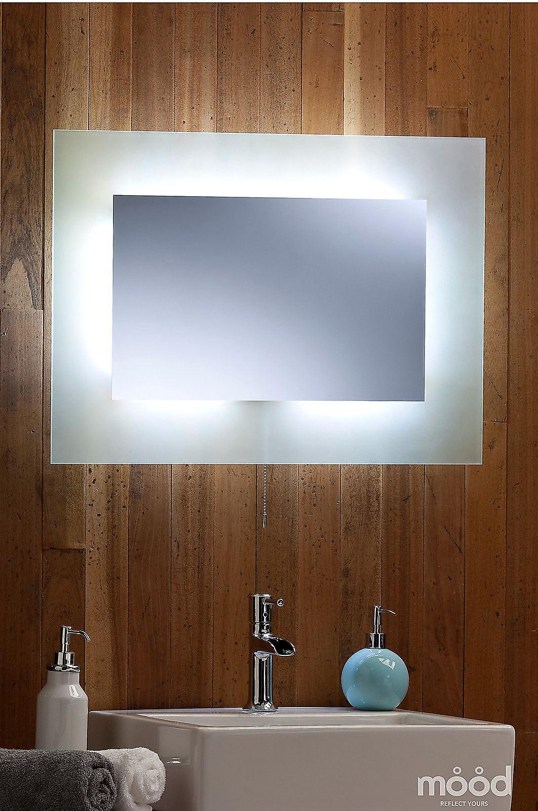 Bathroom Mirror 50 x 70cm with LED lights
