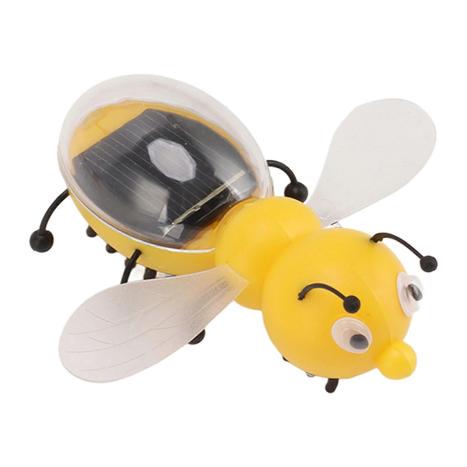 Bee Solar Power Toy Educational Learning Teaching Aid Realistic Bee Shape Model Toy for Kids 