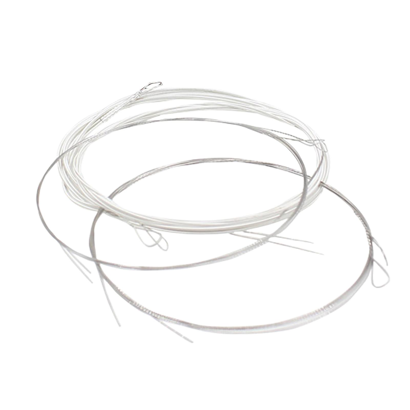 8Pcs Mandolin Strings Silver Plated Copper Alloy Clear Beautiful Timbre Mandolin String Set