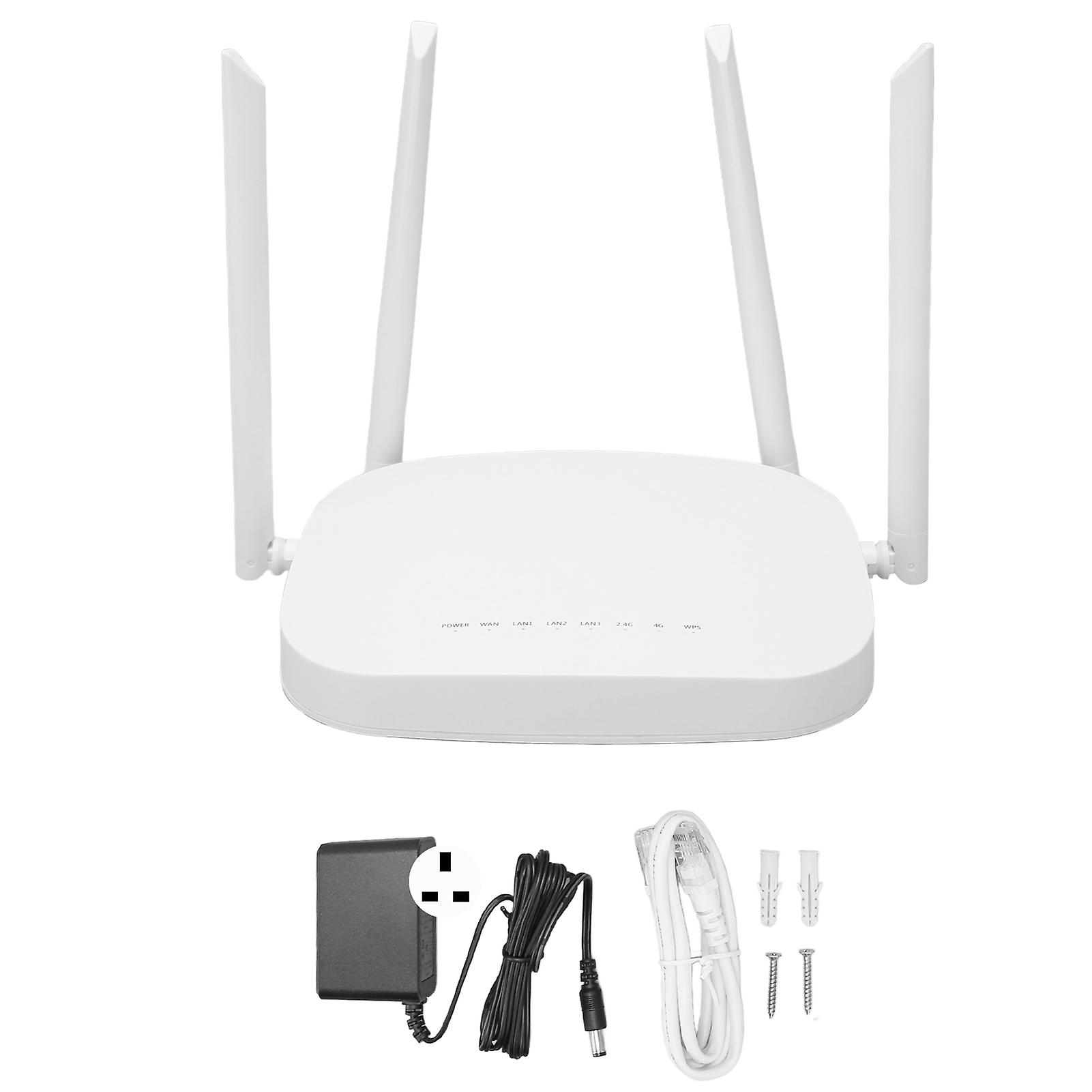 4G WiFi Router 300Mbps Mobile Hotspot with SIM Slot and 4 Antennas for 32 Devices