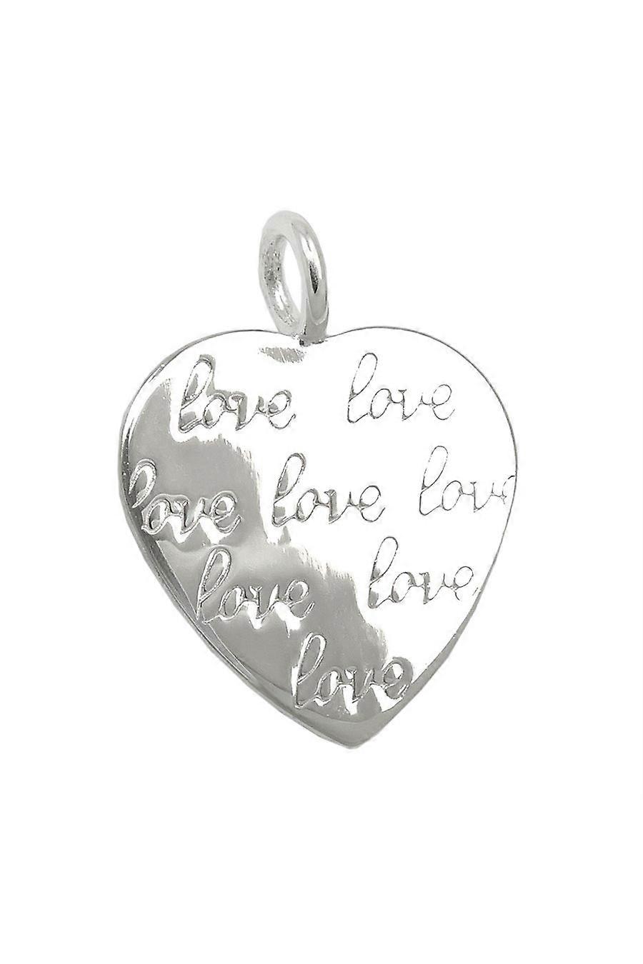 Pendant Heart Imprinting Love Silver 925 - Gl93920