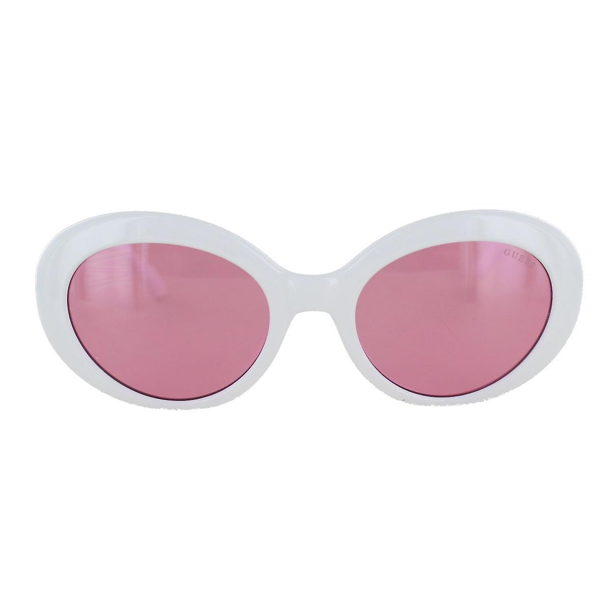 Guess Women's Sunglasses GU7576-21S-55 White / Pink