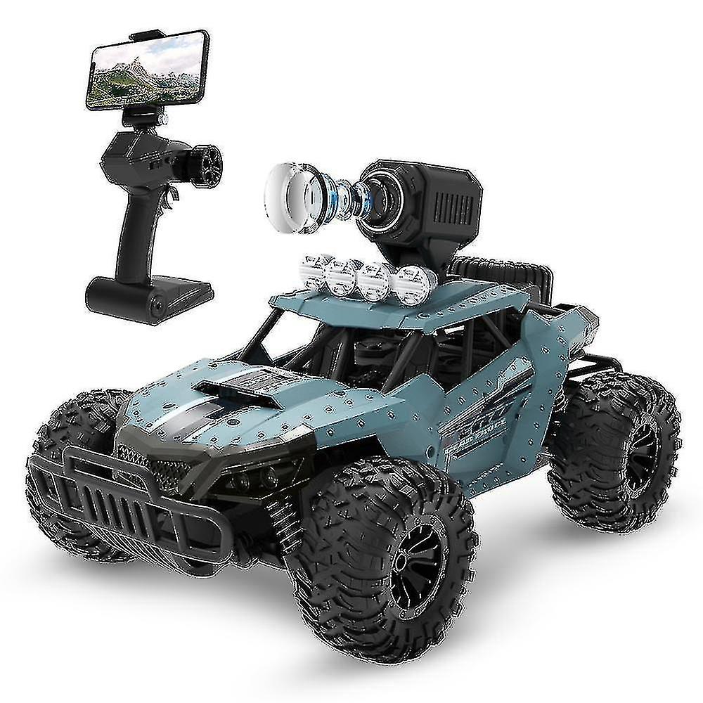 2バッテリーDeerc De36w Wifi RcカーカメラHD 720p FPV Rc子供のおもちゃRcトラック(青)
