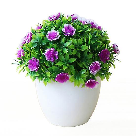 Portable Flower Bonsai Potted Decor Props Long Lasting