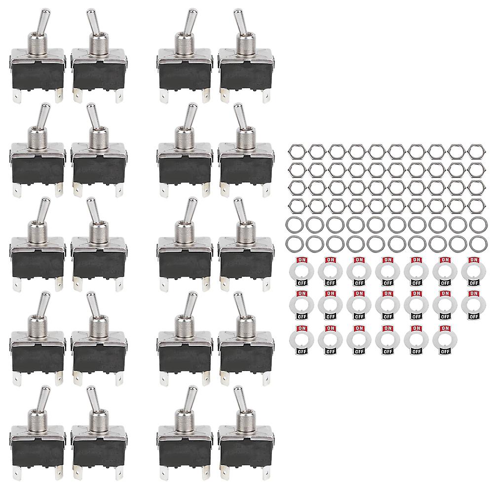 BERM toggle switch with LED light, 4 pins