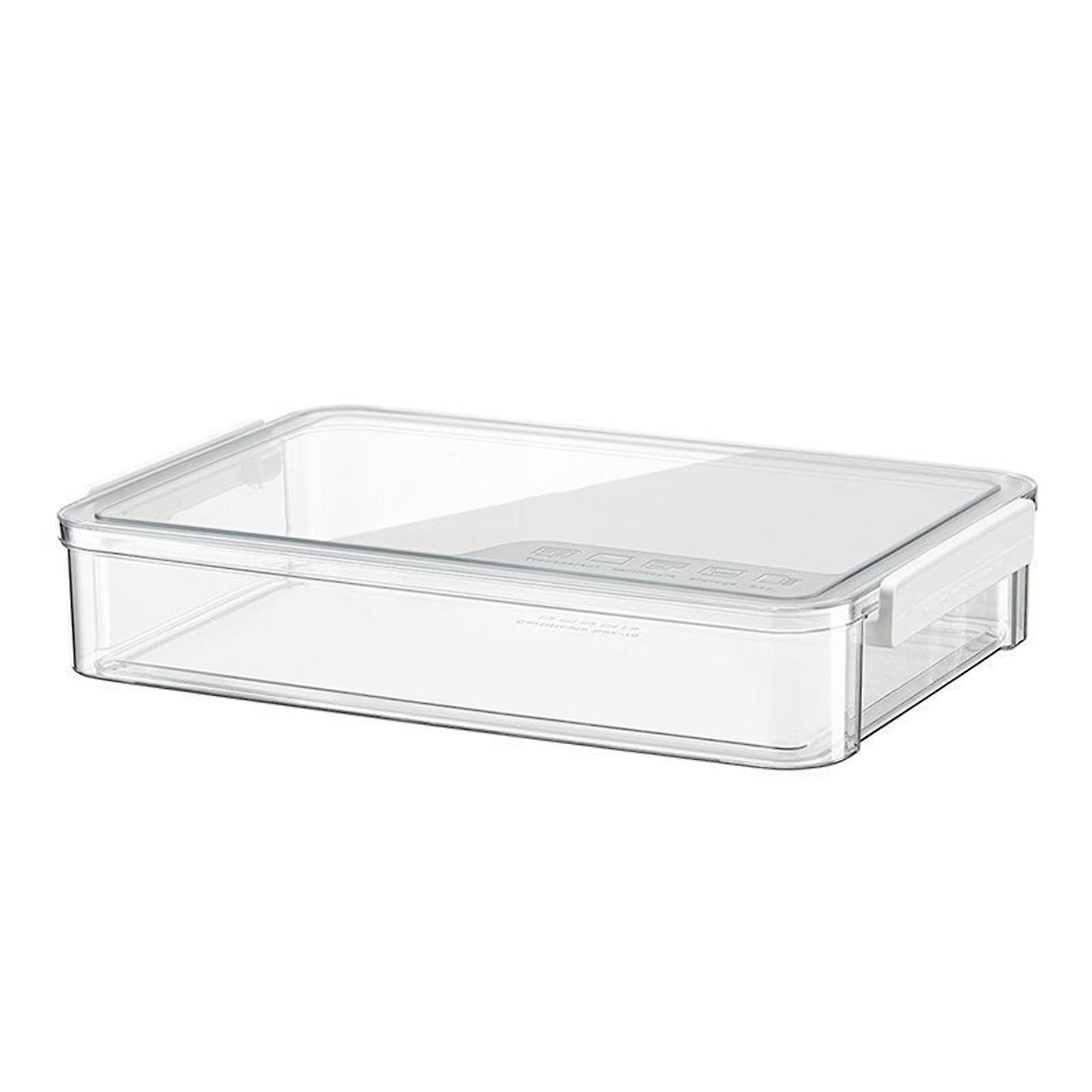 Transparent ID Storage Box Multi Functional Clear ID Storage Organization Box with Latching Lid for Family