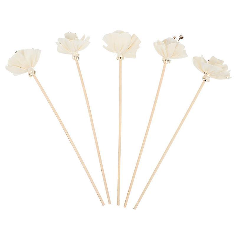 5pcs Diffuser Sticks With Flowers