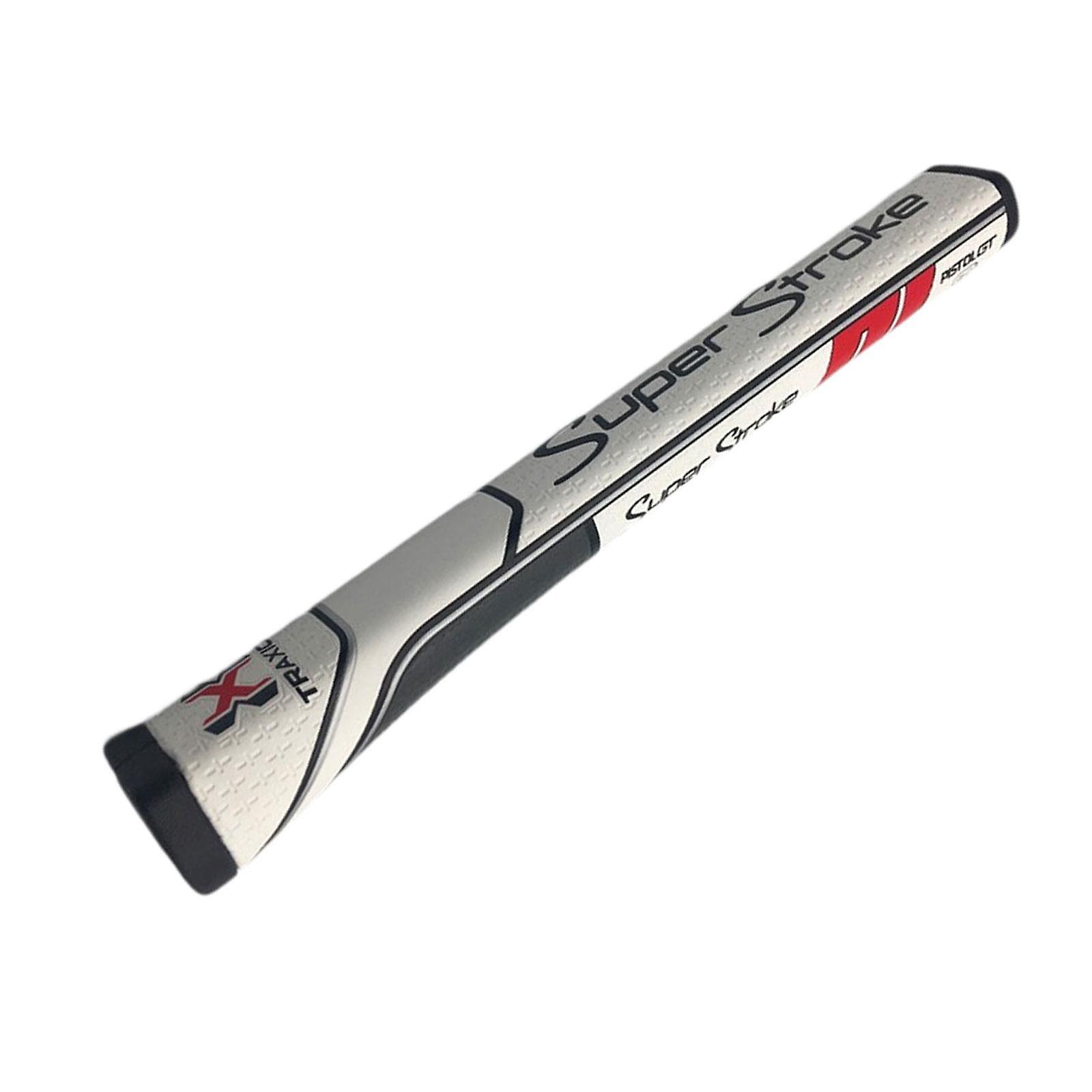 ゴルフパターグリップオーバーグリップ滑り止めアドバンスド表面テクスチャゴルフクラブパーツホワイトレッド27x2.8cm