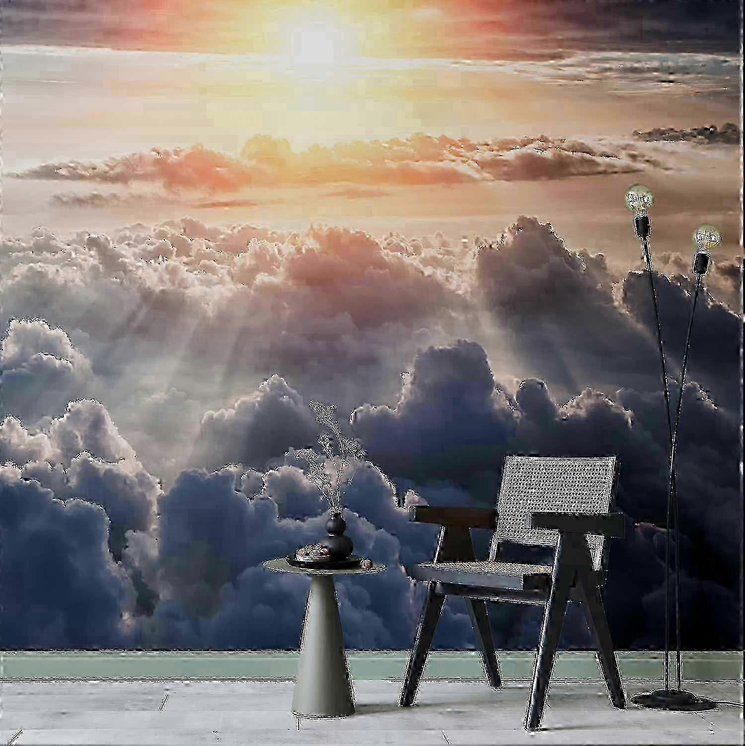 Itseliimautuva seinämaalaus - Kävele pilvissä