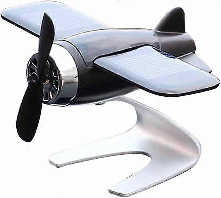 Car Aromatherapy Decoration, Dashboard Aromatherapy Airplane Shape Auto Perfume Ornament Car Air Freshener with Solar Energy Car Aromatherapy Ornament