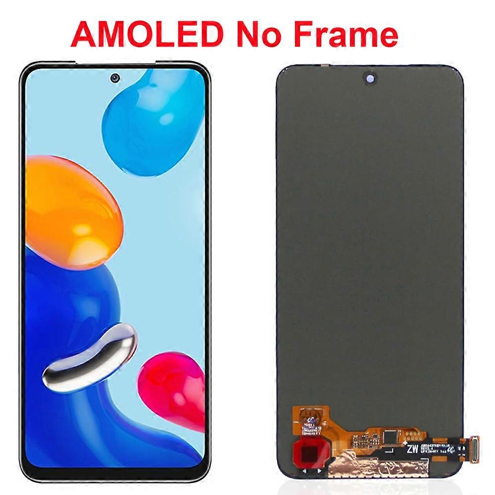 Tib 6.43 " Screen For Xiaomi Redmi Note 11 2201117tg, 2201117ti Lcd Display Digital Touch Screen With Frame For Redmi Note 11 Lcd