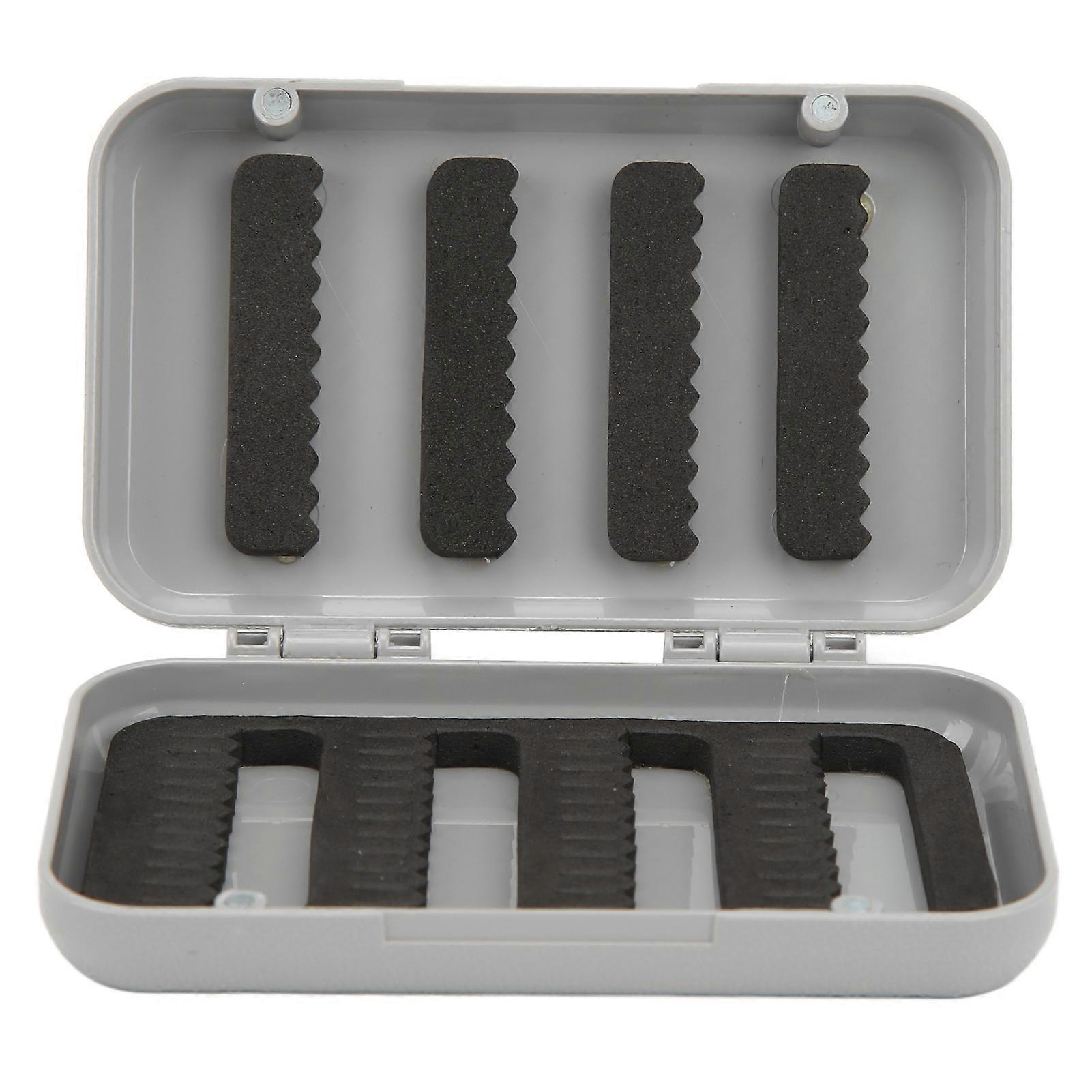 קופסת פיתוי דיג זבובים רב תכליתית עם אבזם מגנטי תיבת דיג זבוב דו-צדדית ניידת