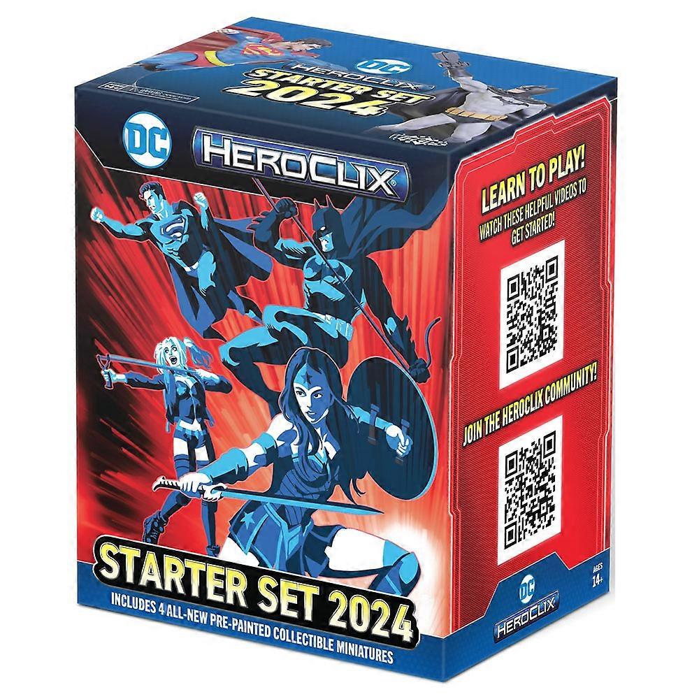 Wizkids DC Heroclix: Starter Set 2024 4x6.75x7.75in for Ages 14y/o and Up