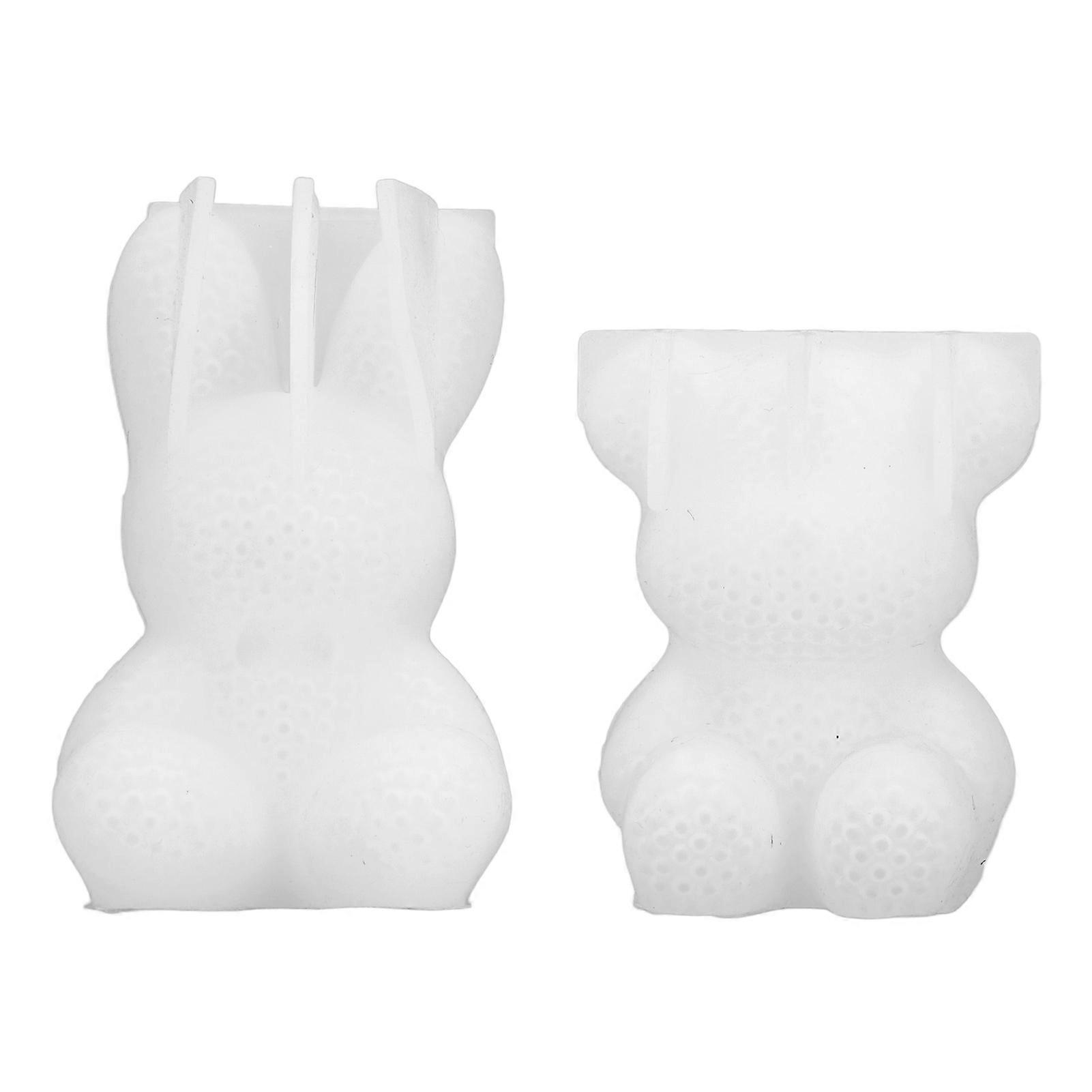 DIY Crystal Silicone Mold Three Dimensional Cute Shape Soft Clear Texture Reusable Flexible for Handmade Decoration