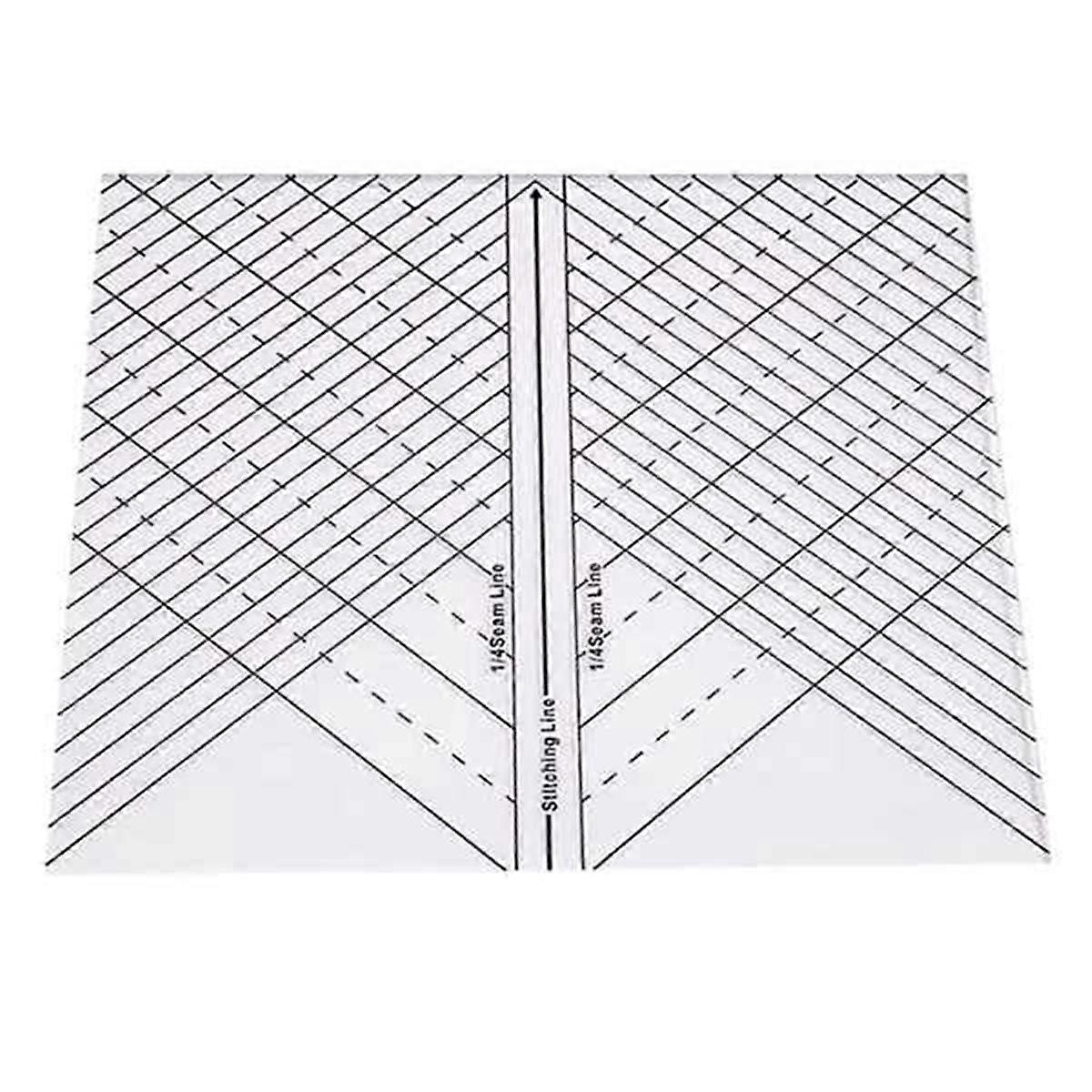 Arc Quilting Straight Ruler , Sew Straight Ruler, 1-Pack