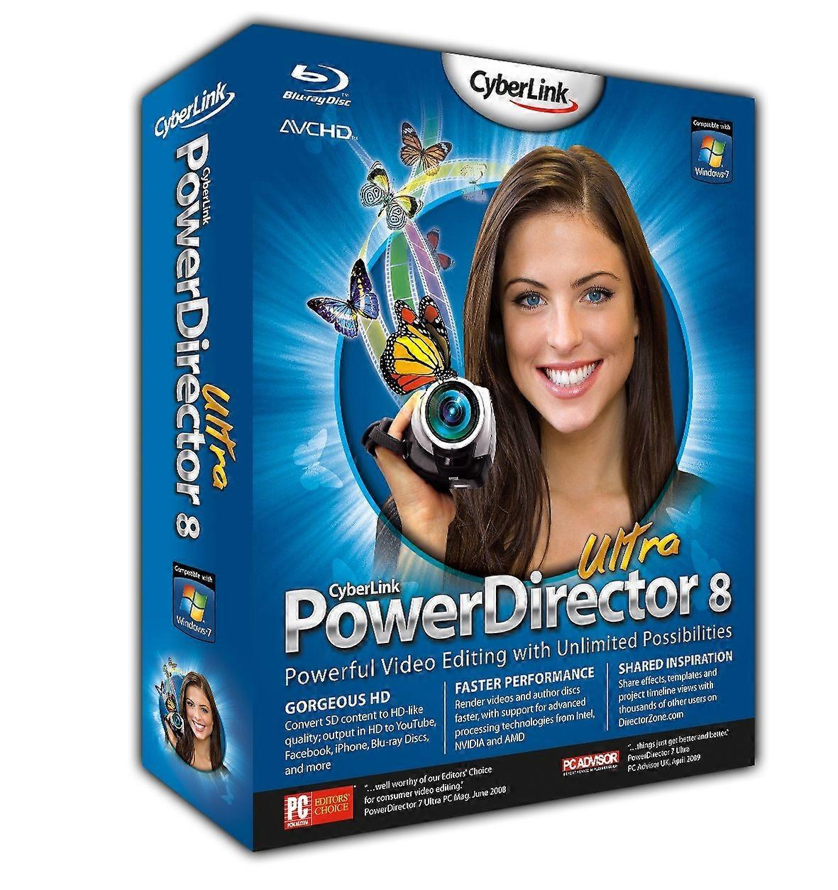 CyberLink PowerDirector 8 Ultra (PC) - New & Sealed