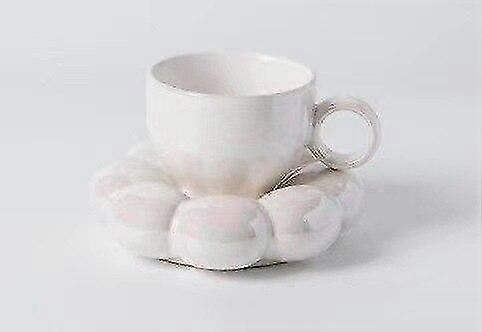 mugs afternoon flower saucer ceramic