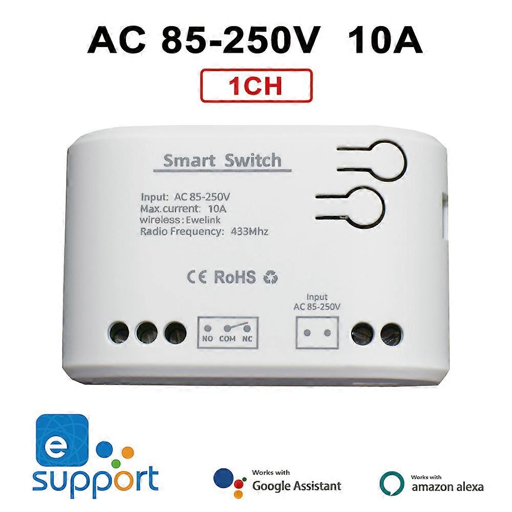 Smart Wifi Relämodul På Av Controller 5V 12V 32V 220V 433 Fjärrkontroll Light Switch Smart Home