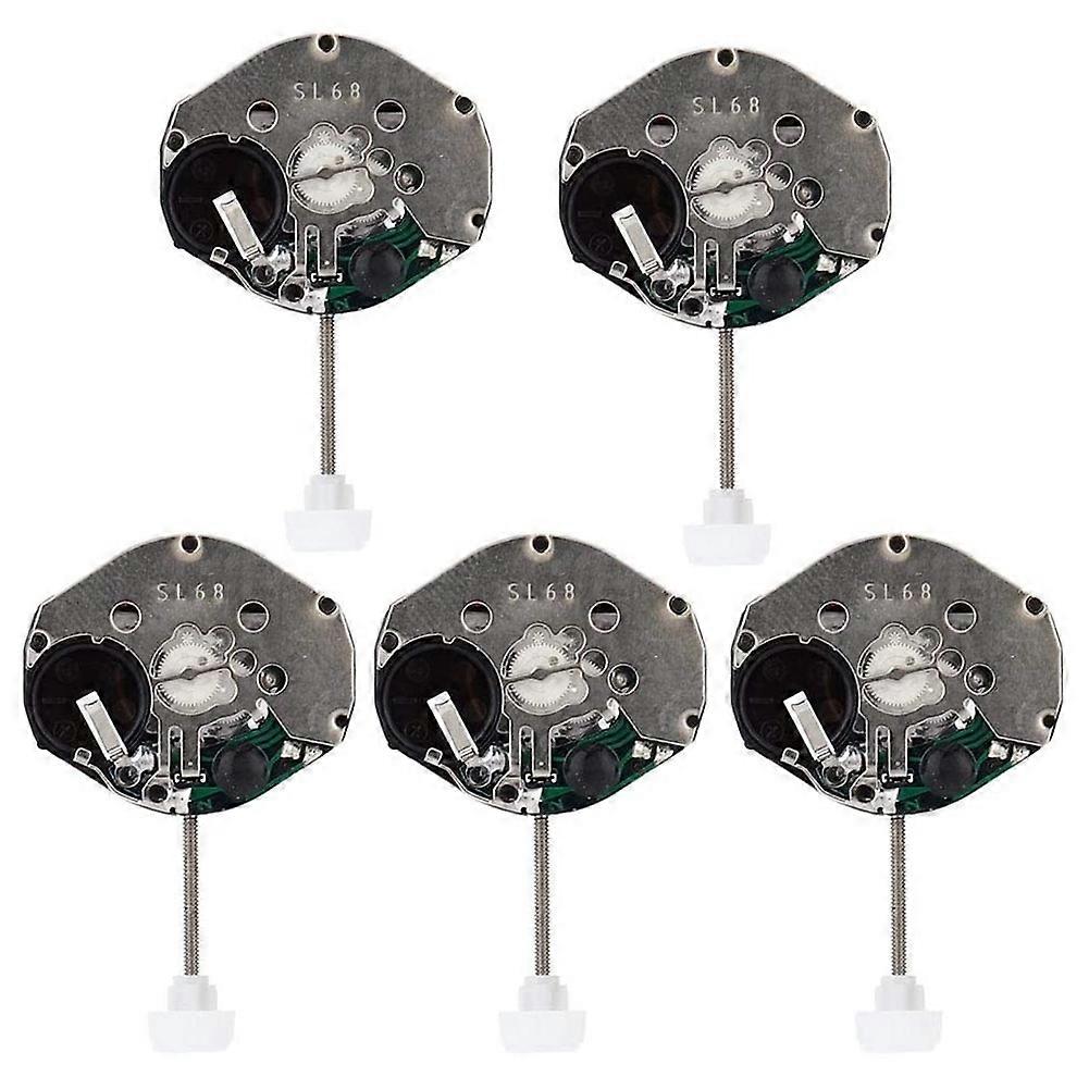 Watch Movement, 5Pcs SL68 Quartz Watch Movement Accessories Repairing