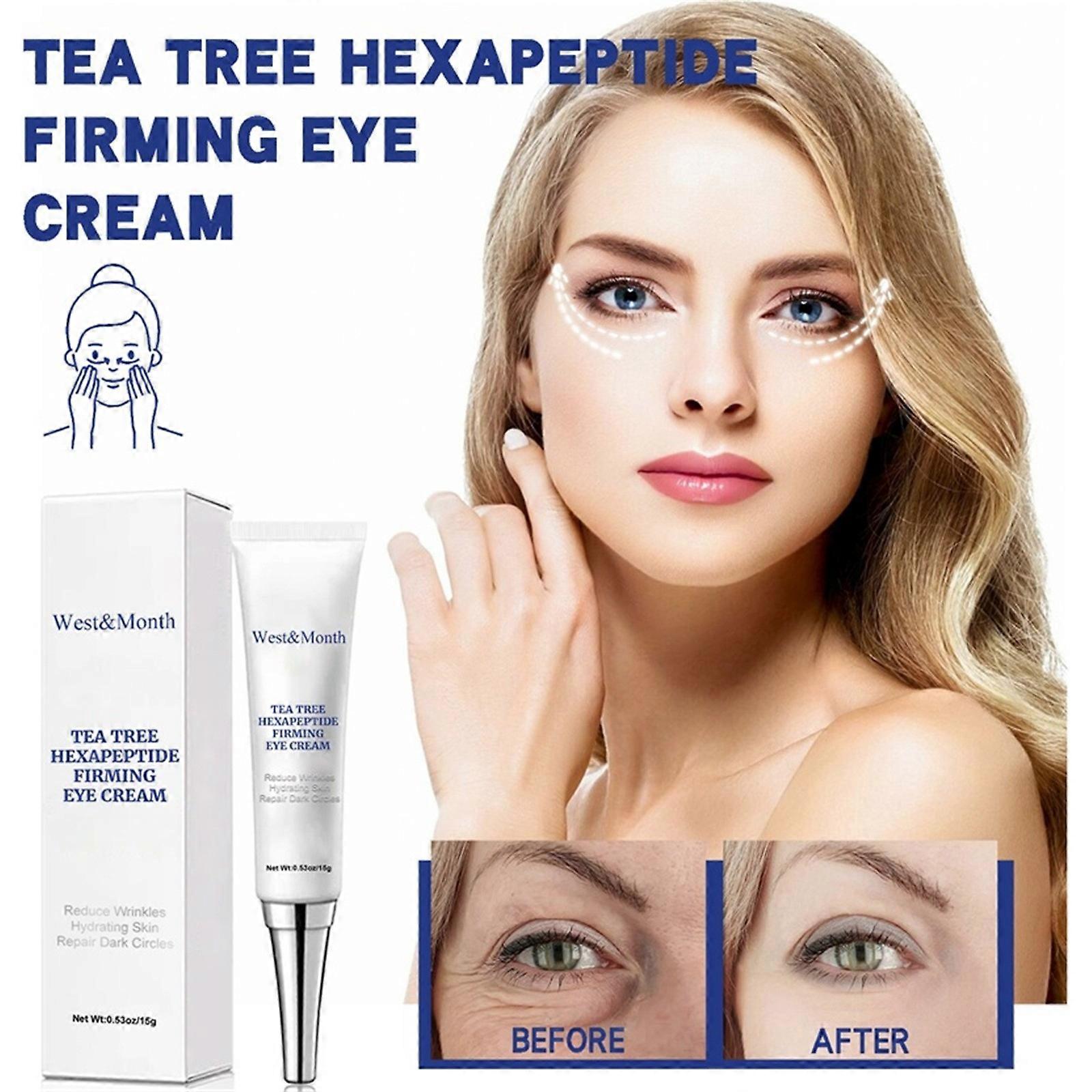 Tree Hexapeptide Firming Eye Cream Under Eye Cream For Dark Circles Puffiness With Peptides,Aging Line Smoothing Skin Care Eye Serum For All Skin Type