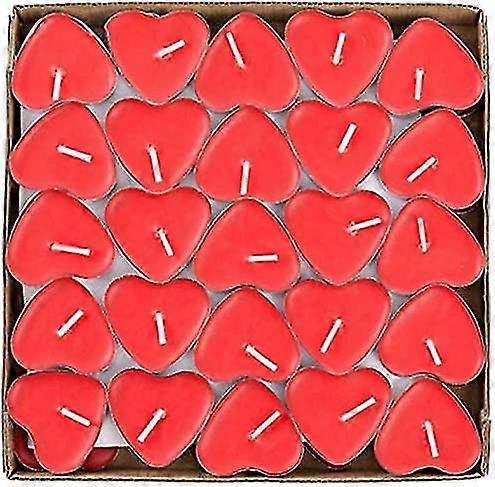 Duftlys sett med 50 dekorative hjerteformede kjærlighet