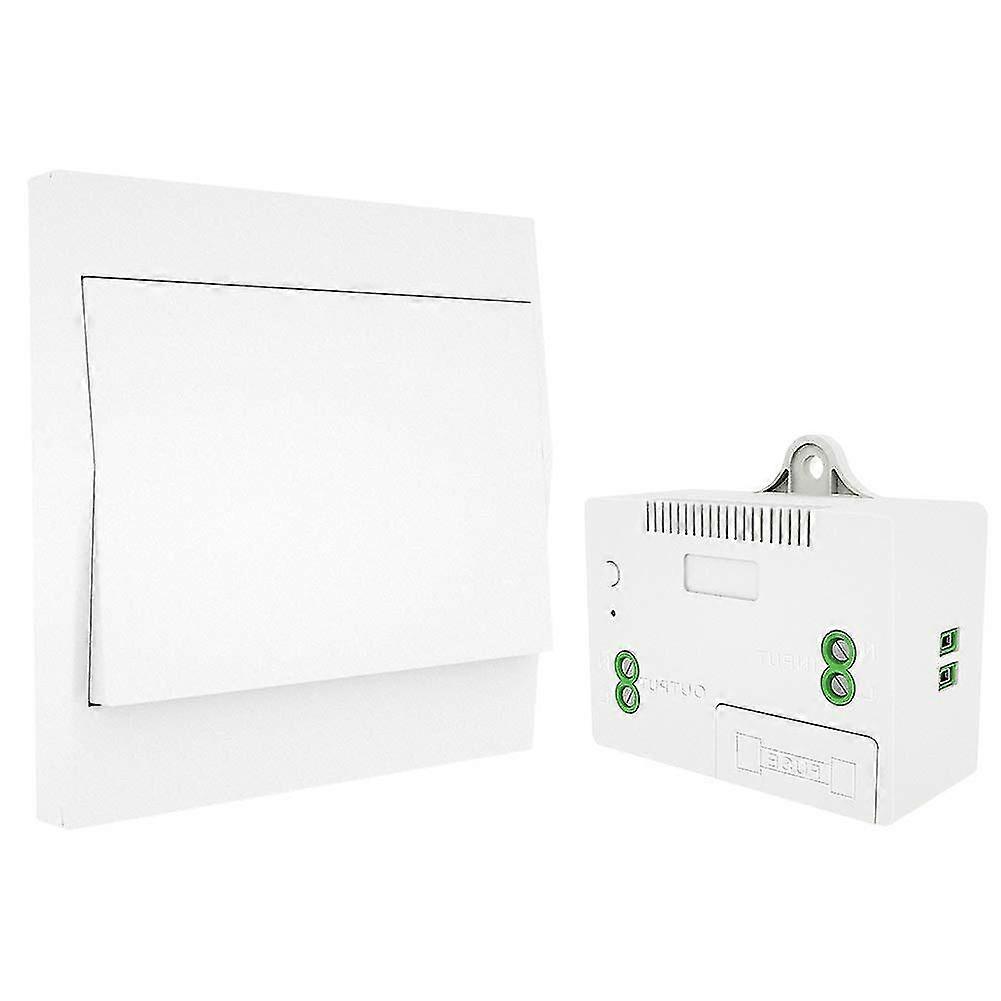 New ModelsWireless Light Switch, No Battery, Wall Remote Control, Wall Light Switch, Self Powered (1 Way Kit)