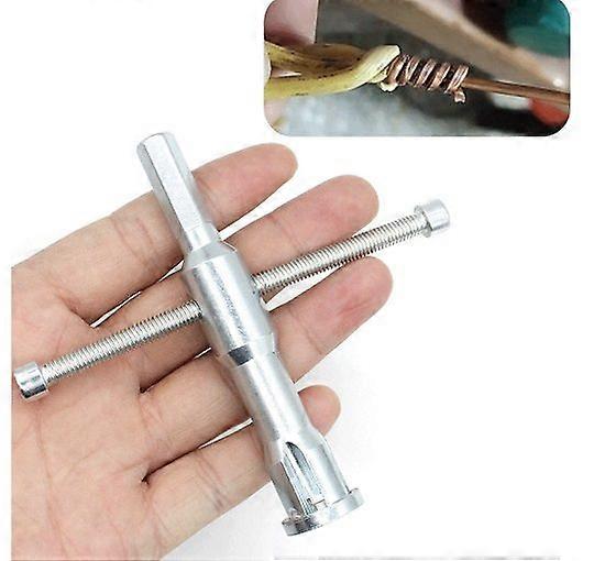 Wire stripping and twisting tool