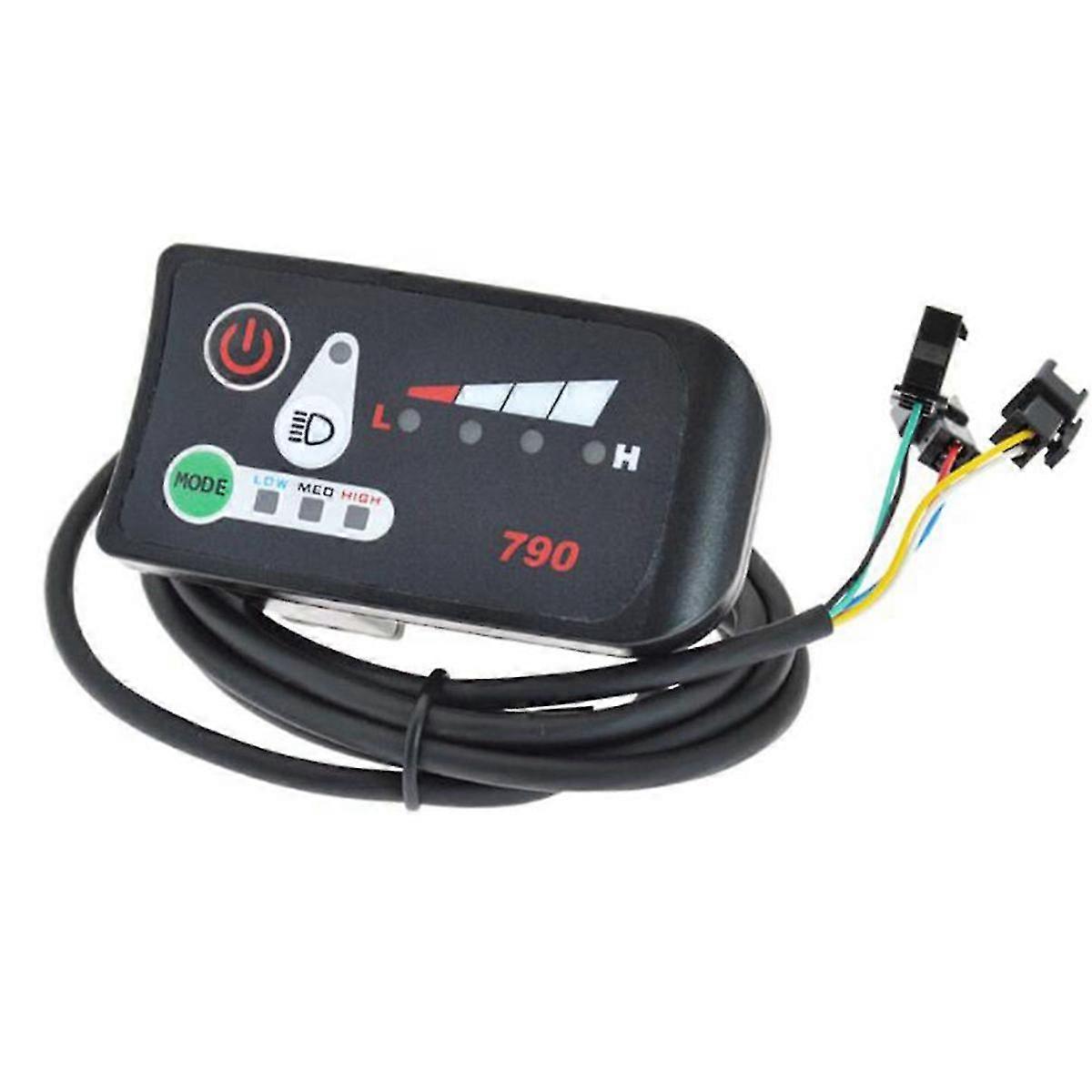 Intelligent LED 790-visning av elektrisk sykkelcomputer pannel, 36v