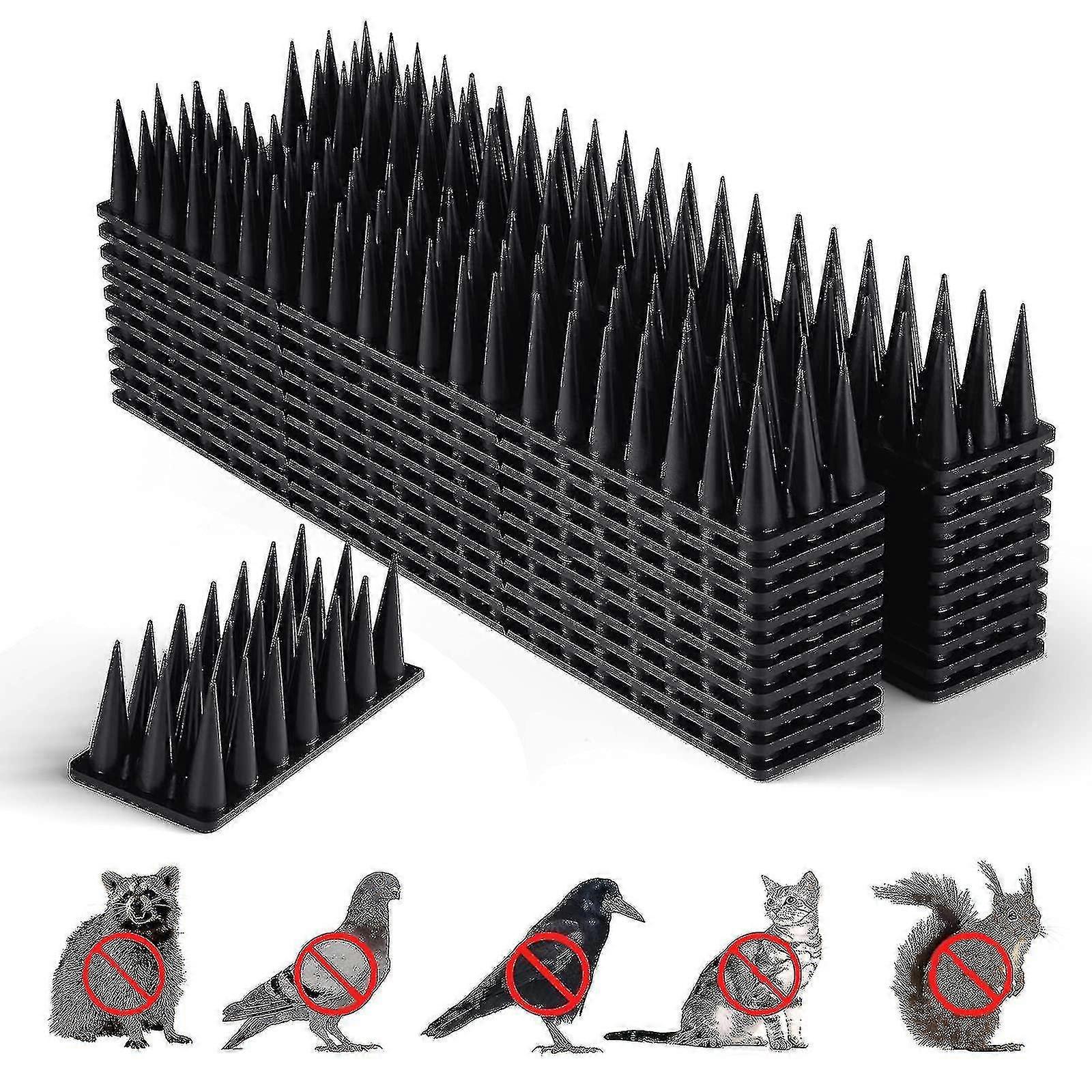 20 Pack Bird Spikes, Bird Deterrent Spikes For Small Birds Defender Spikes