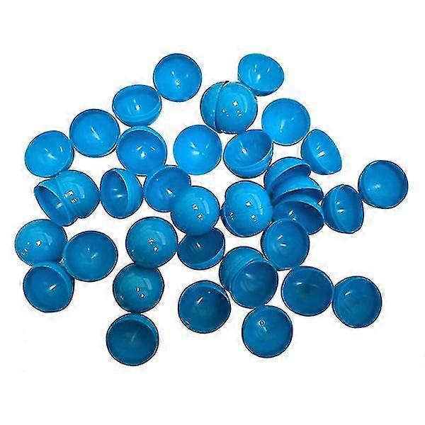 50pcs Activity Lottery Balls Small Funny Colorful Activity Hollow Balls For Game Party (40mm Diameter Blue)