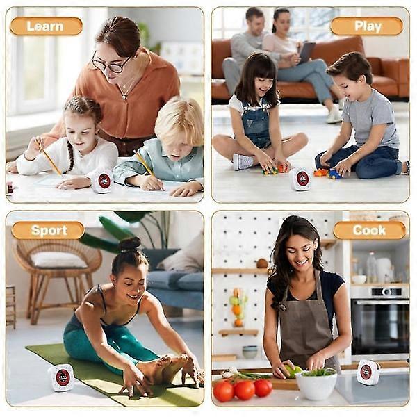 Visual timer for kids, digital timer with 60 minute countdown, silent ...
