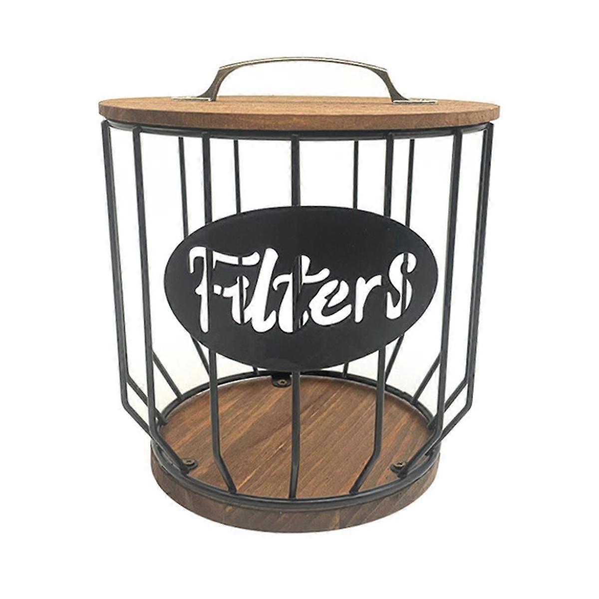 Coffee Filter Holder Storage for Coffee Bar Accessories Beautiful Coffee Filter Storage Container a