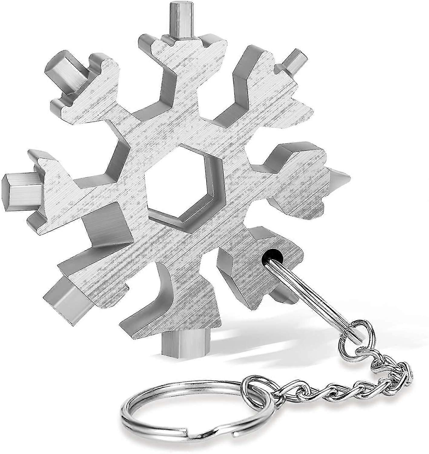 2024 For Snowflake, Stainless Steel Bottle Opener / Wrench Function, Flat Cross Screwdriver Kit