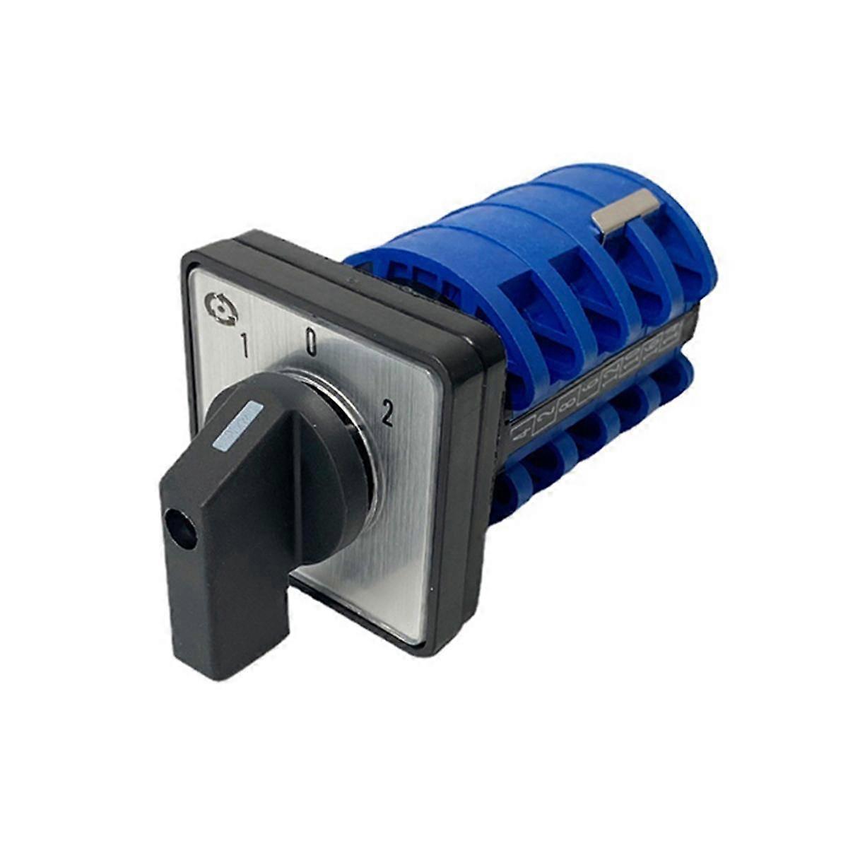 Rotary Switch On-Off-on 3 Position 4 Phases 20A 500V Double Speed Motor Switch Small Plate Changeover Cam Switch LW8-20