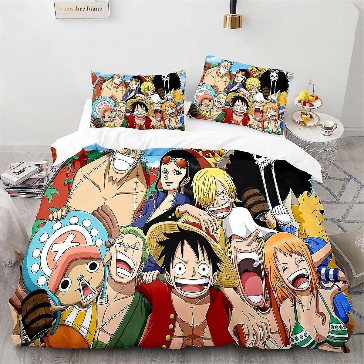 3 Piece Bedding Set, Soft and Lightweight Microfiber with 2 Pillowcases for Kids, Duvet Cover with Zipper Closure, Twin Size