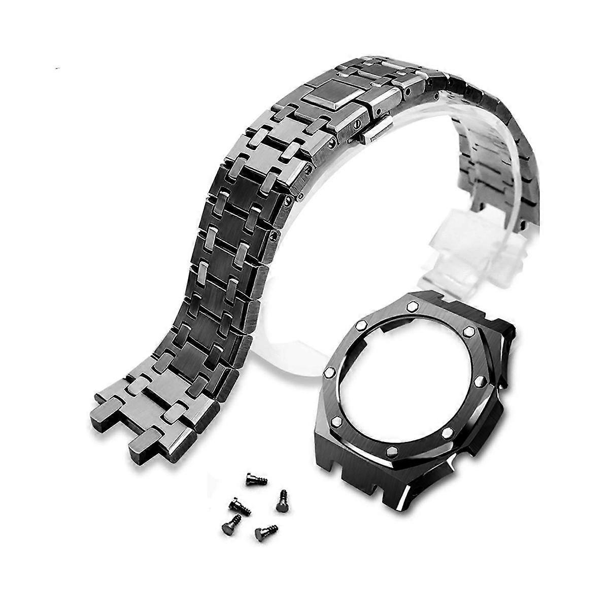 Modification GA2100 Bezel for Casioak GMAS2100 Mod Kit 3Rd Generation Steel Watch Case Strap GA2100