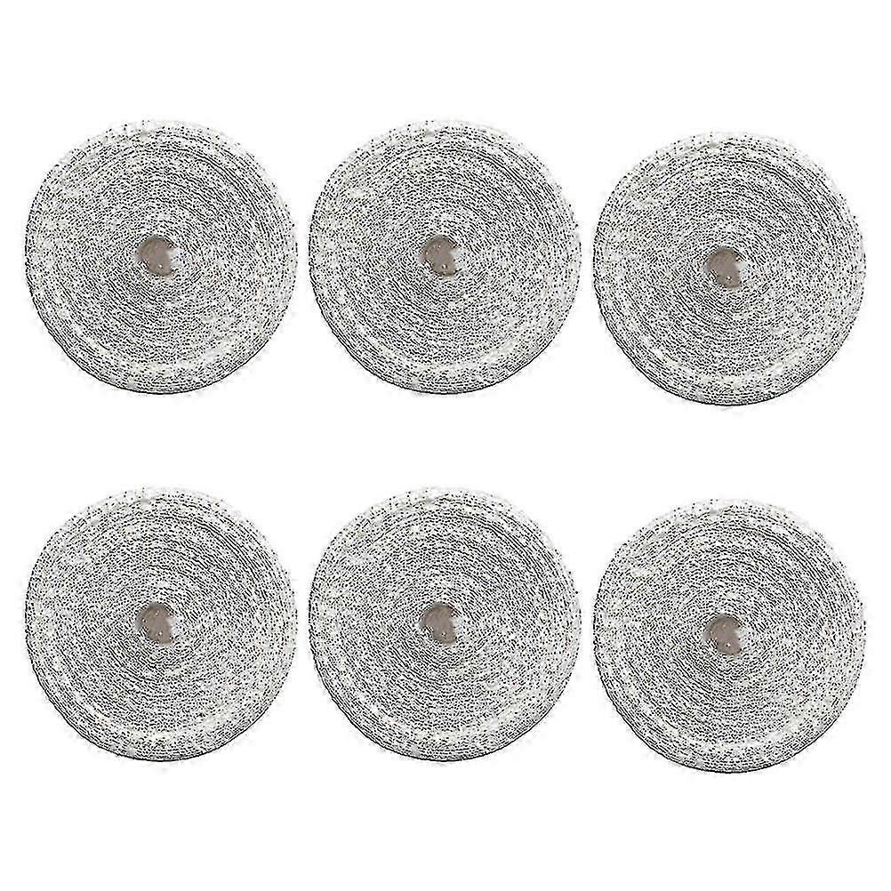 6 Rolls Meat Netting Roll Cotton Thread Elastic Meat Ham Netting Sausage Nets -JA