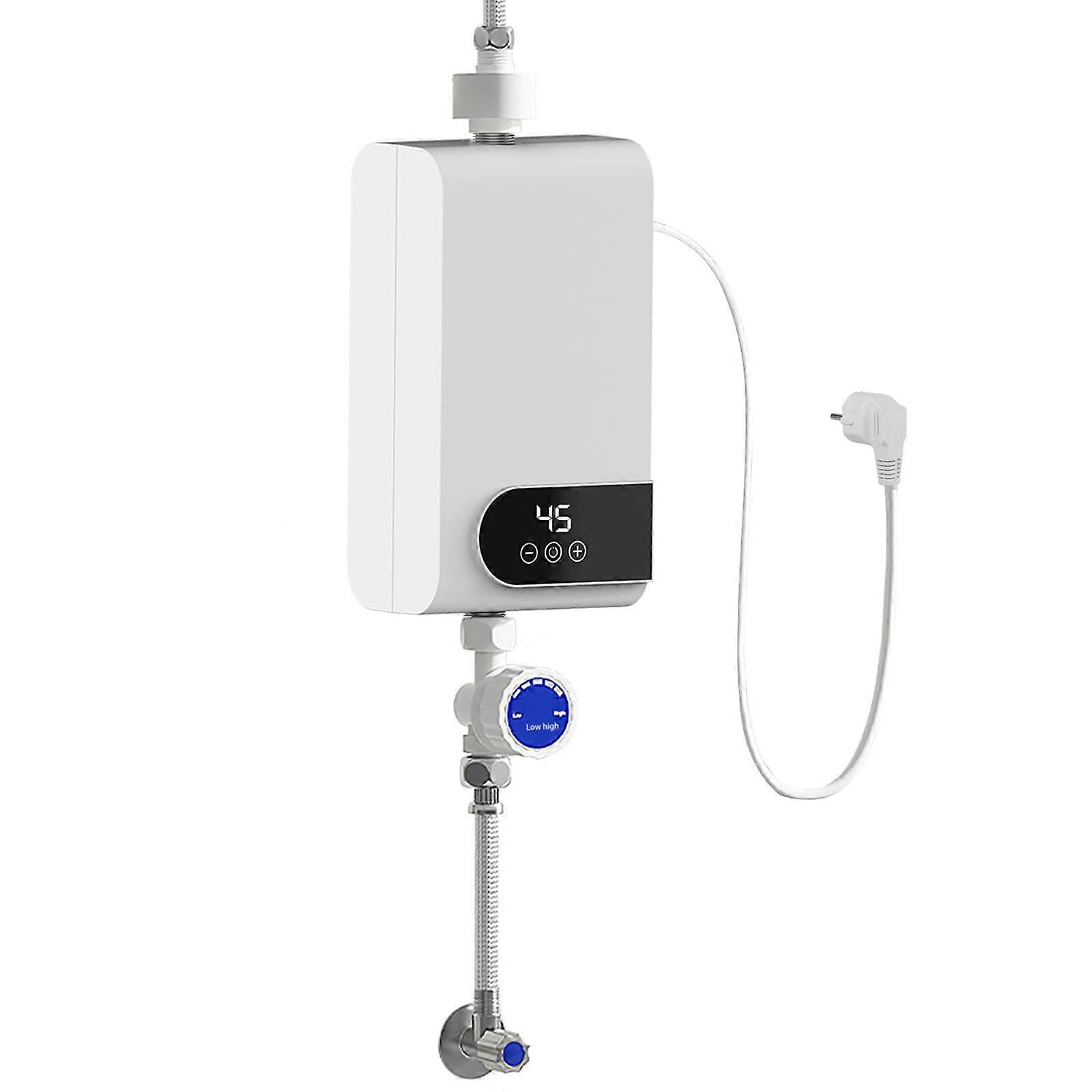 سخان مياه فوري كهربائي بدون خزان، صنبور دش تحت الحوض