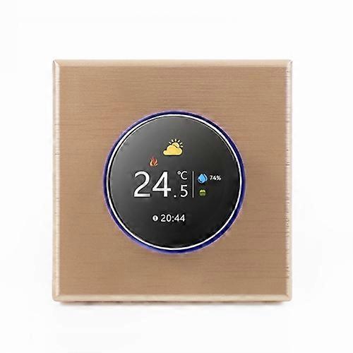 BHT-7000-GBLW 95-240V AC 16A Smart Knob Electric Heating Thermostat with Internal Sensor & WiFi Connection