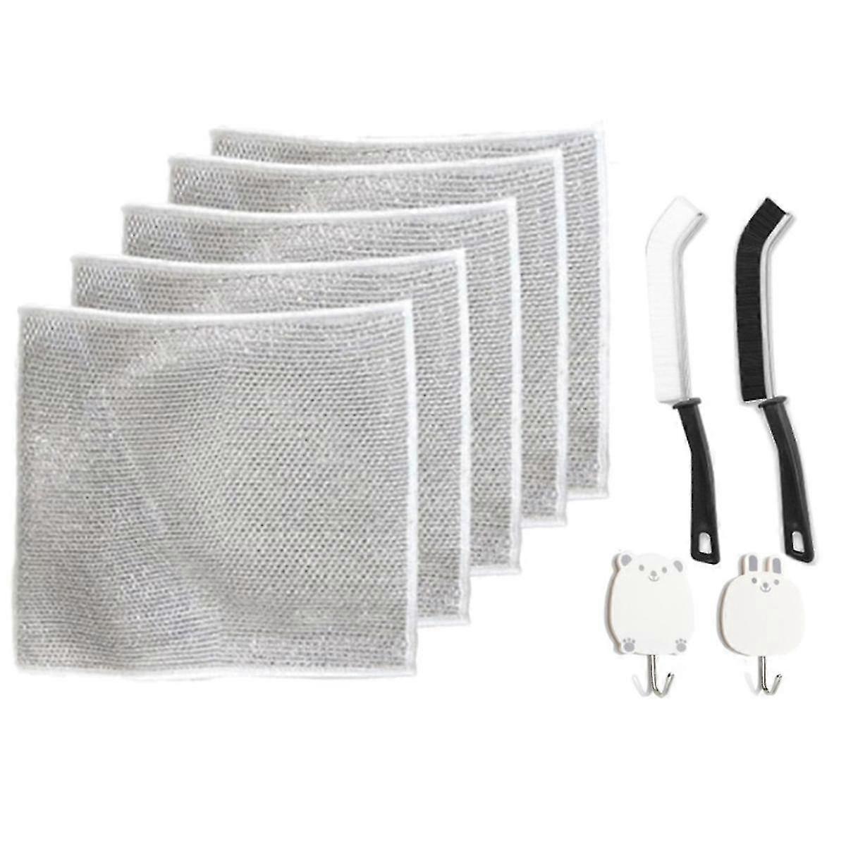 Multipurpose Wire Dishwashing Rags for Wet and Dry, Wire Dishwashing Rag, Multipurpose Wire Dishwashing Rags