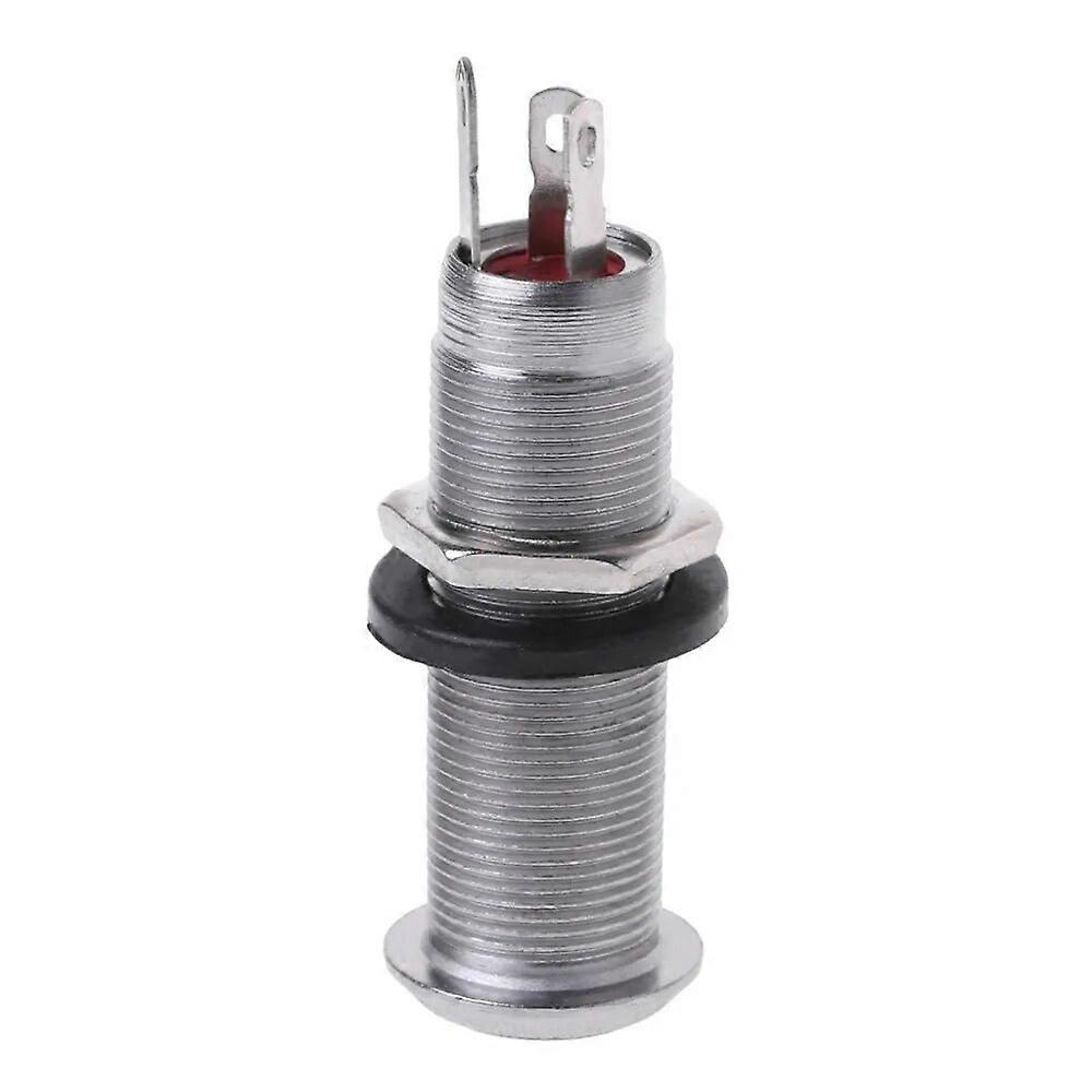 1 adet Krom Gitar Bas Silindir Çıkış Jakı Flush 1/4 Parça