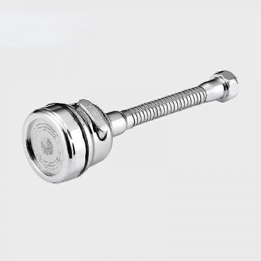360 Degree Universal Aerator Kitchen Faucet Splash-proof Sprinkler (silver 200mm)