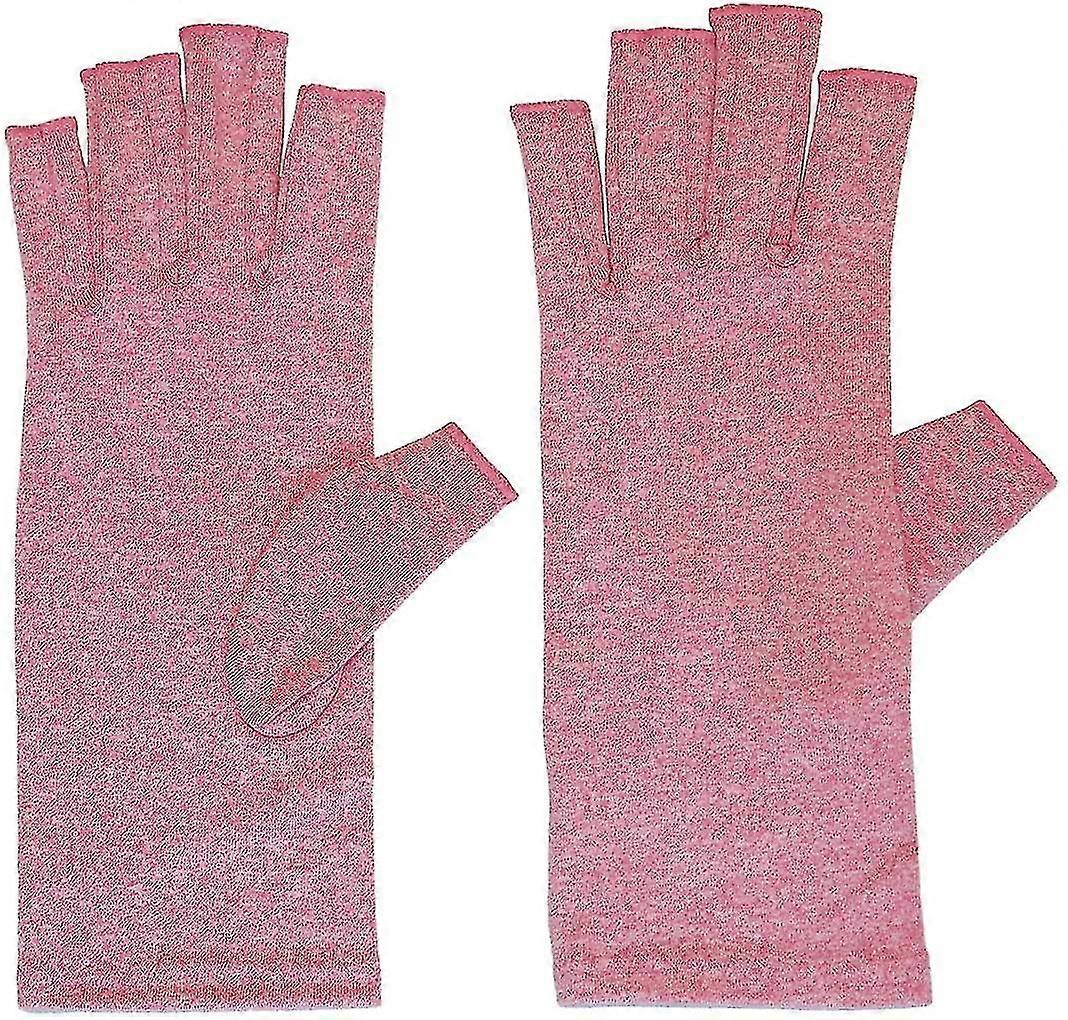 Arthritis Gloves With Grips For Men Fingerless Compression A