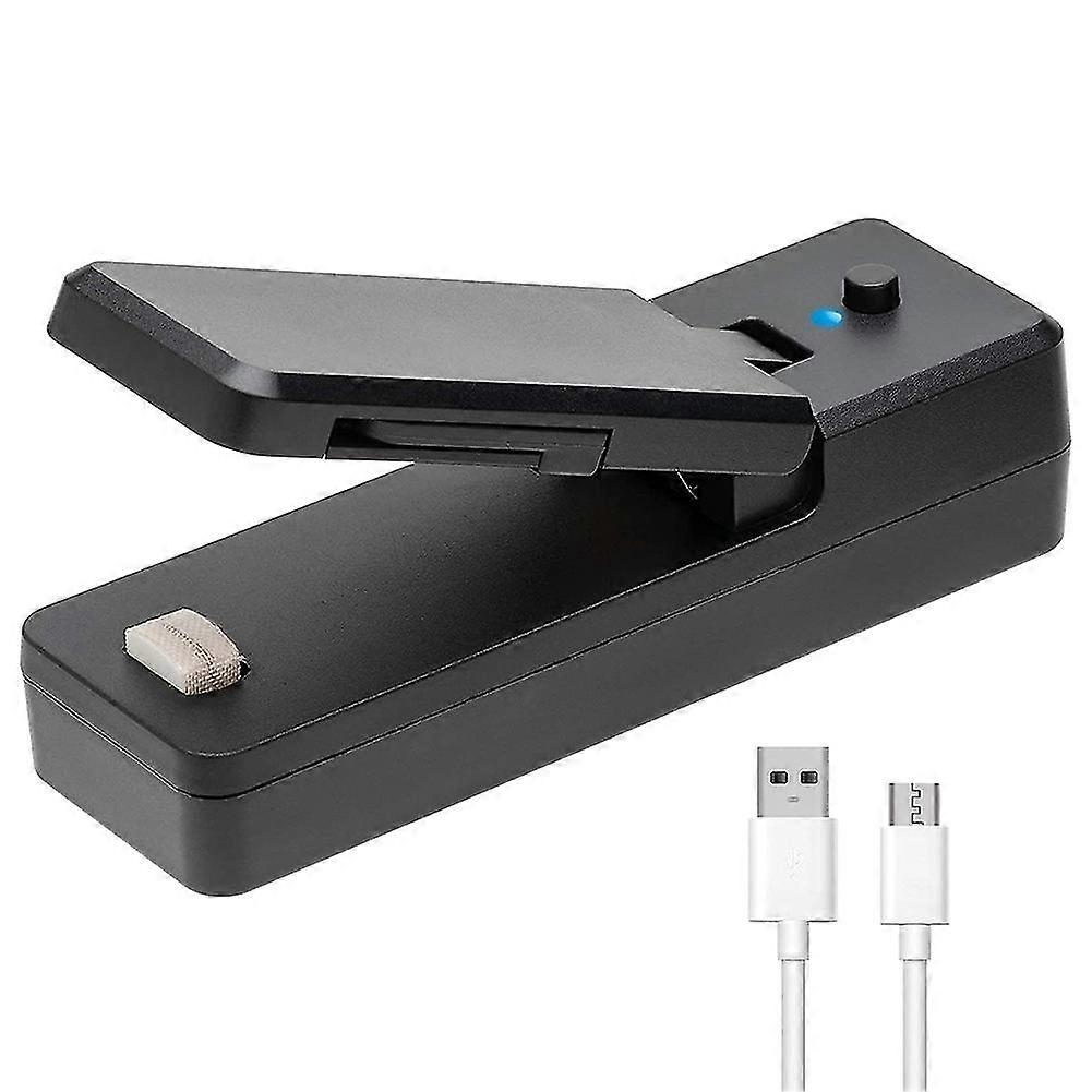 Mini scelleuse de sacs 2 en 1, portable, rechargeable, thermoscelleuse et coupeuse sous vide pour sacs en plastique