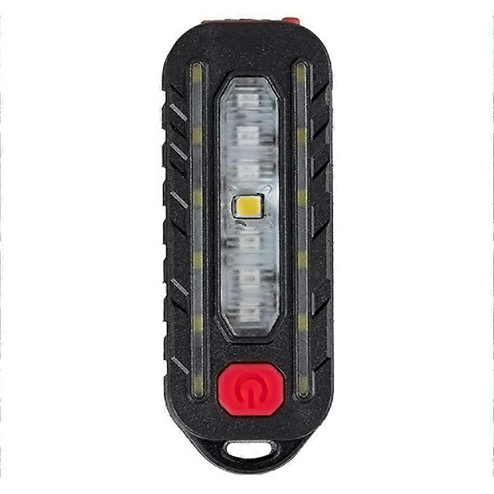 1/2/3PCS Mini LED Flashlight USB Rechargeable Bike Light Portable Pocket